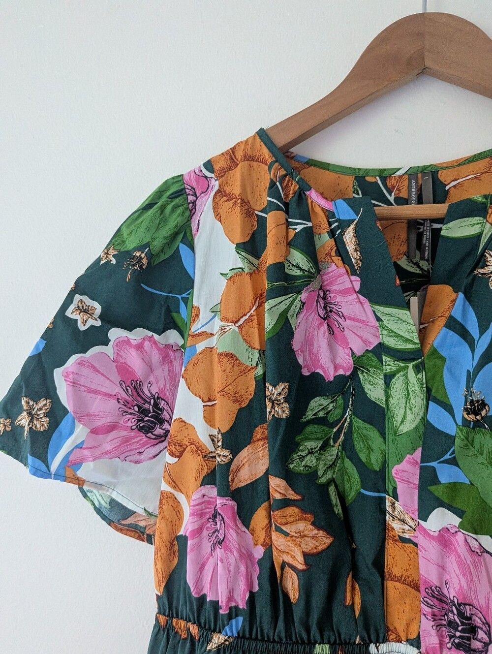NWT! Anthropologie Somerset Mini Dress In Green Floral - Picture 6 of 9